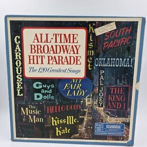 All Time Broadway Hit Parade 120 Greatest Songs 10 Vinyl LP Records Box Set 1966
